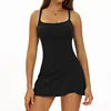Cross Straps Beautiful Back Jumpsuit Cloud Sensing Quick Drying Sports Jumpsuit Outdoor Yoga Tennis Skirt for Women